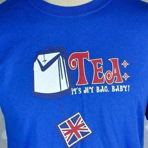 Tea Its My Bag Baby British Think Geek T-shirt Med
